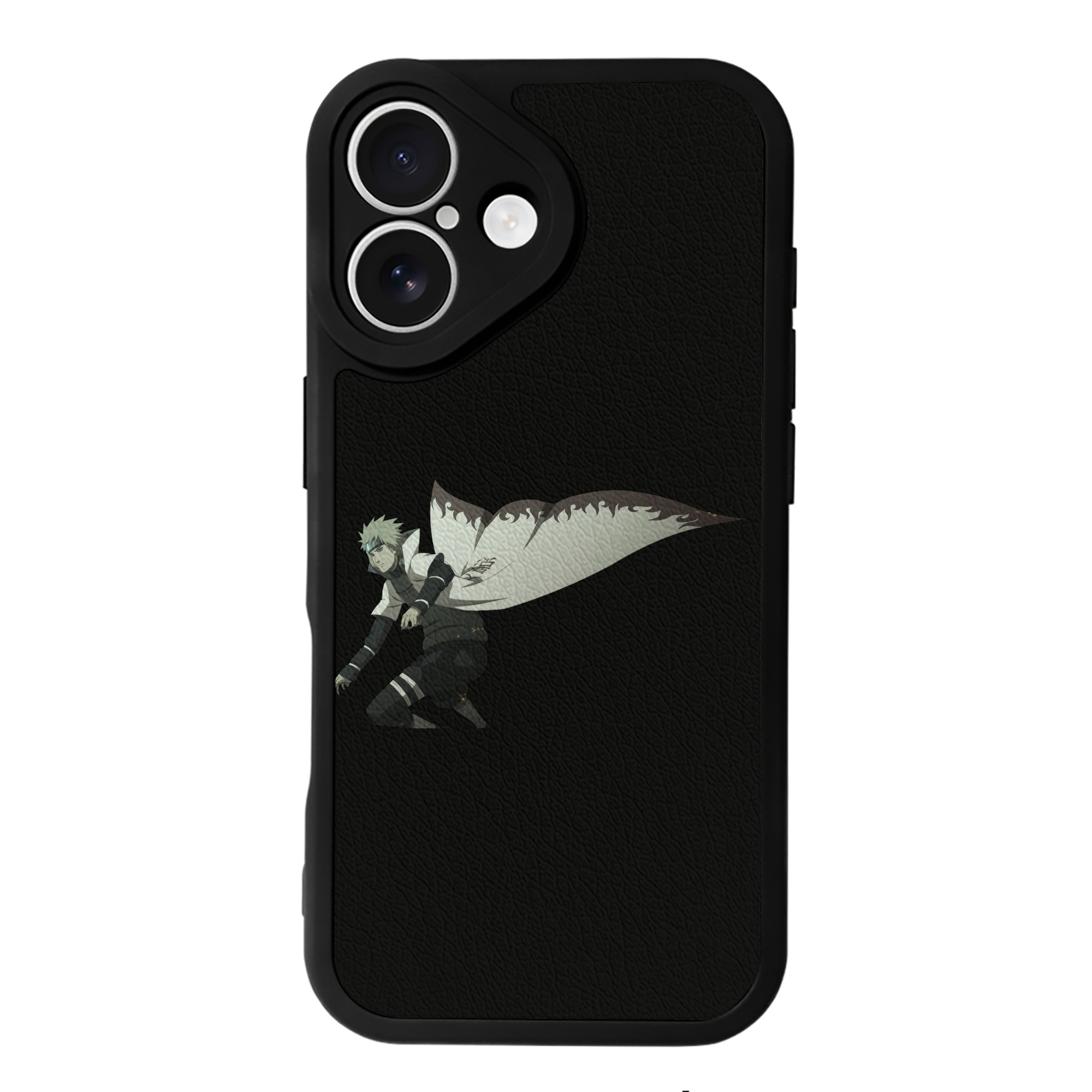 （画像用） NARUTO -ナルト- 波風 ミナト Namikaze Minato 【iPhone 16シリーズ対応】シリコンスマホケース（レザー調） 材質：シリコン